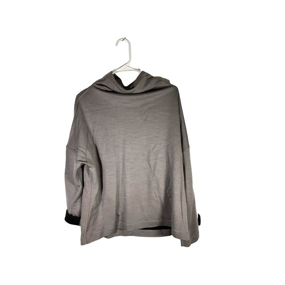 Lululemon Funnel Neck Pullover Long Sleeve Athleisure Top EGGPLANT Size 8 - Picture 1 of 4